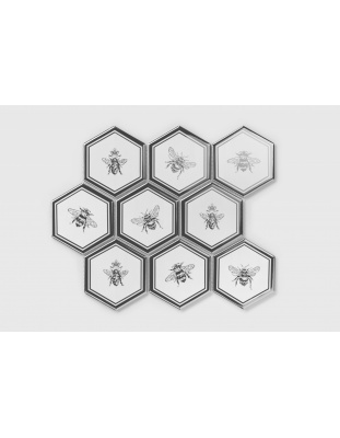 dcd4e797a41495425f037d7bdfec67a5009da0e8_heksagon_queen_bee_silver_mozaika_ceramiczna_raw_decor_kolekcja_pszczol_2