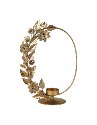oval-gold-metal-candle-holder